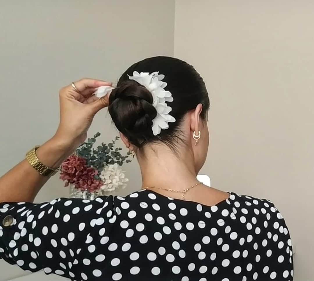 Tutorial recogido con trenza