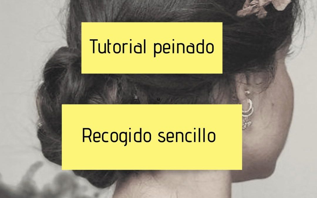 Tutorial recogido sencillo para invitadas de boda