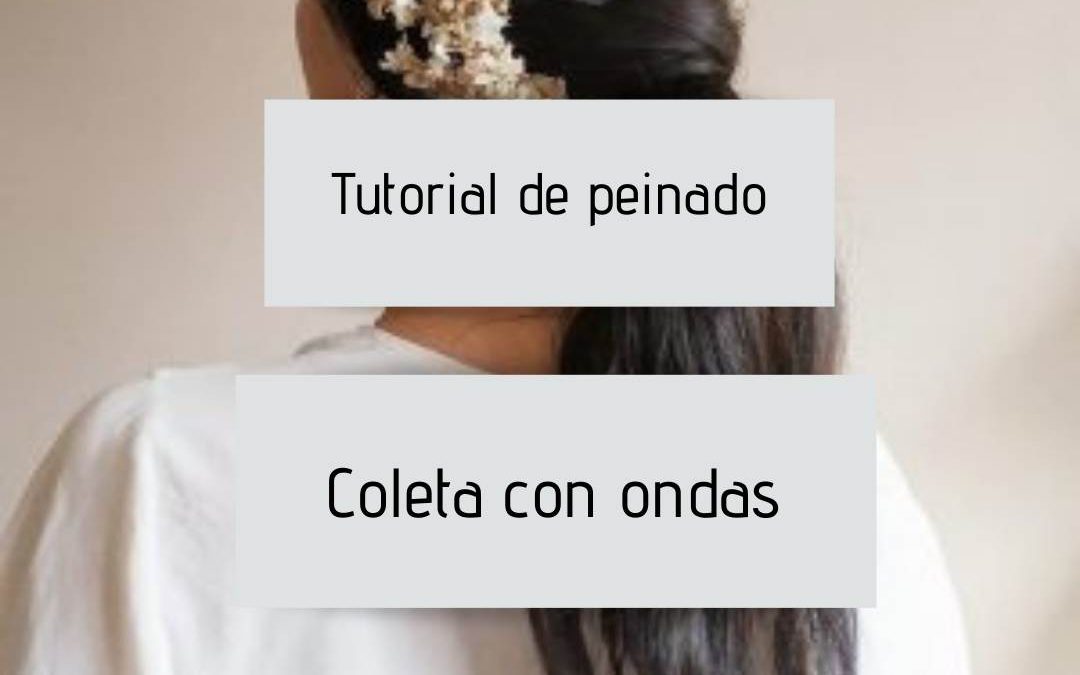 Tutorial peinado – Coleta con ondas