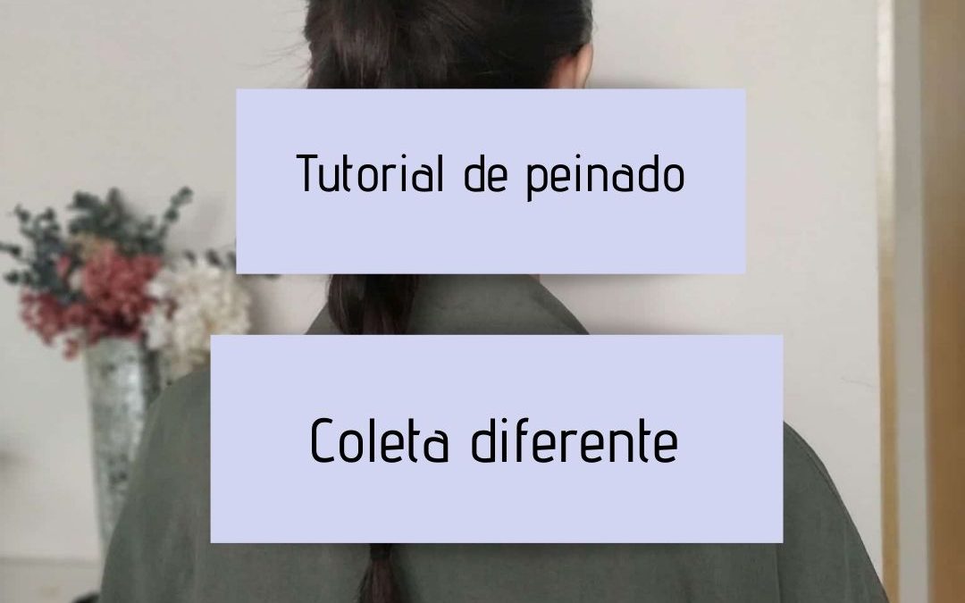 Tutorial de peinado para invitadas de boda- Coleta diferente