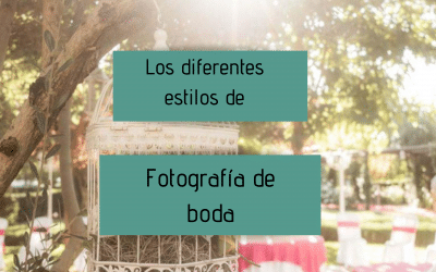 Los diferentes estilos de fotografía de boda