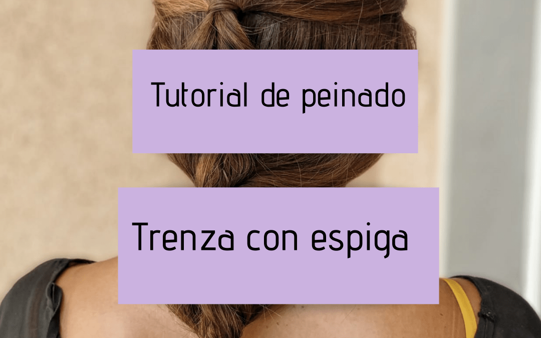 tutorial de peinado trenza con espiga
