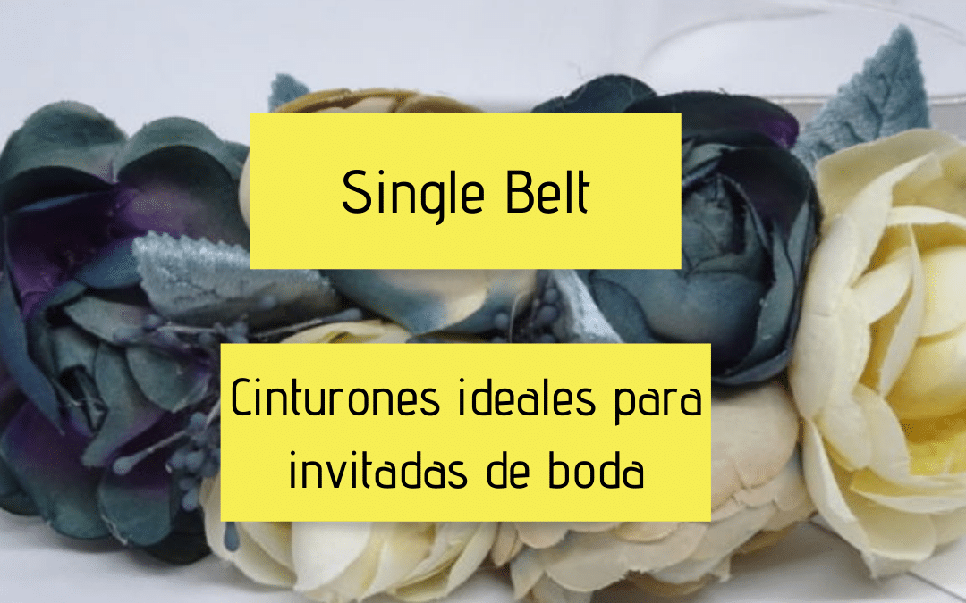 Single Belt – Cinturones ideales para invitadas de boda