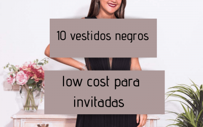 10 vestidos negros low cost para invitadas