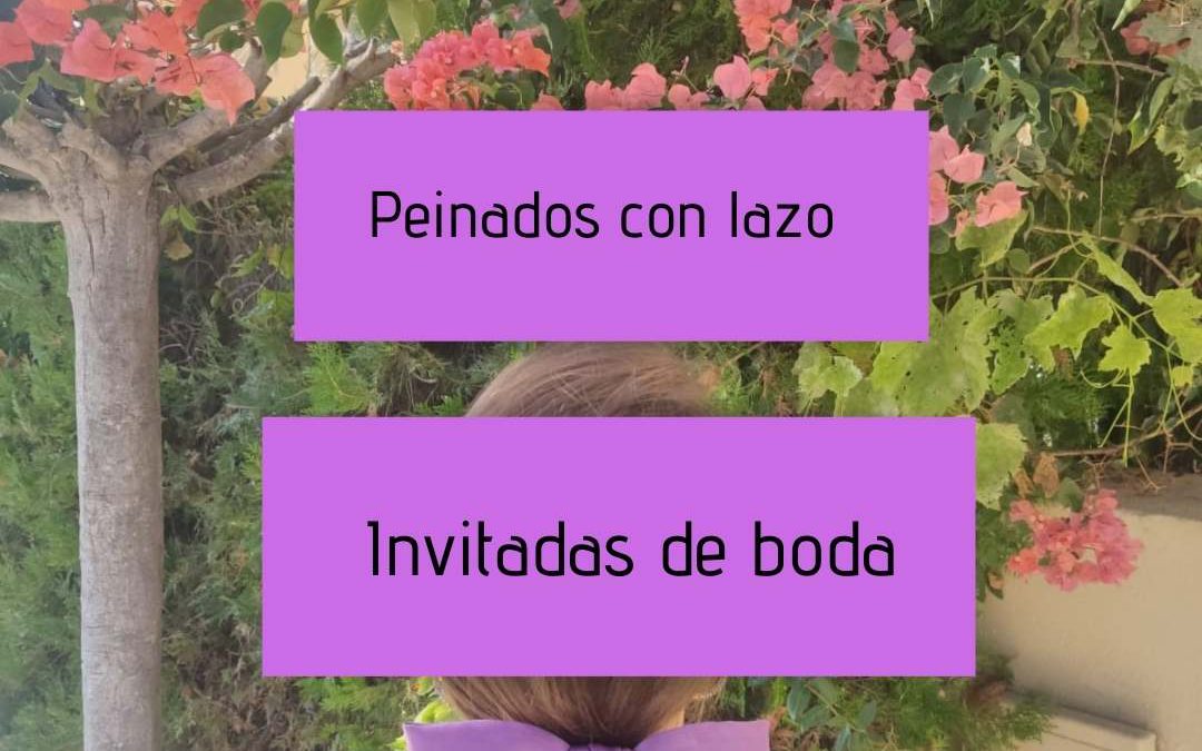 Peinados con lazos para invitadas de boda