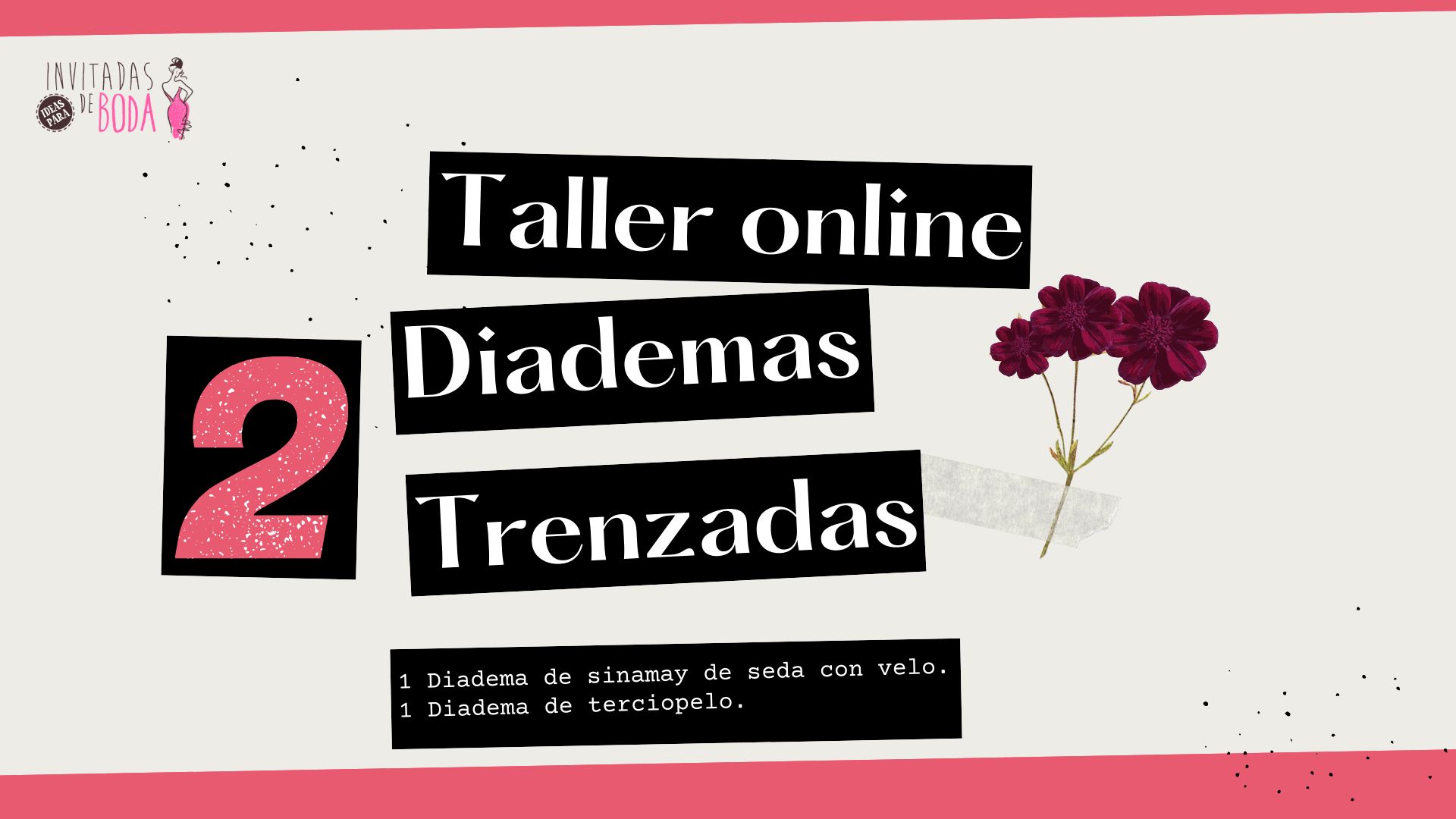 Taller online diademas trenzadas